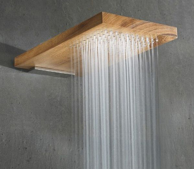 Soffione doccia Terra Marique in legno