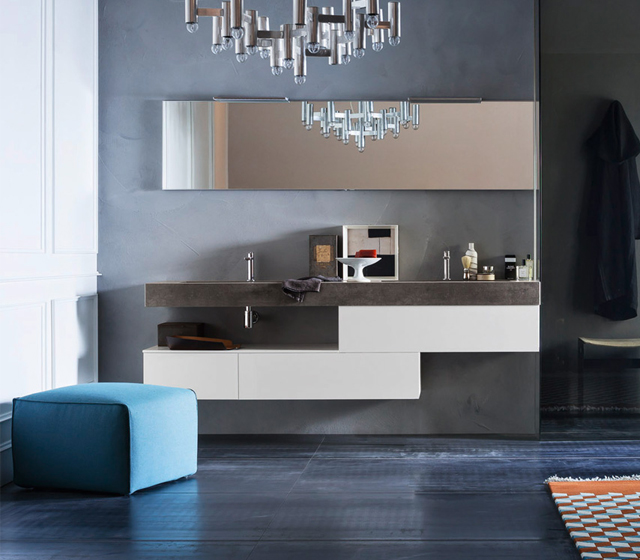 Arredo Bagno FOKOS PIOMBO L207,5xP50,5 cm