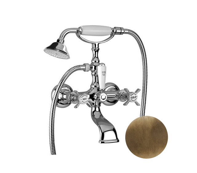 Gruppo vasca esterno Princeston - Bronzo