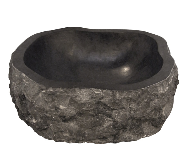 Lavabo in marmo Astratto Nero