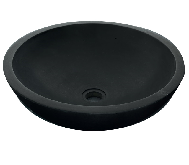 Lavabo in pietra Basalto Nero