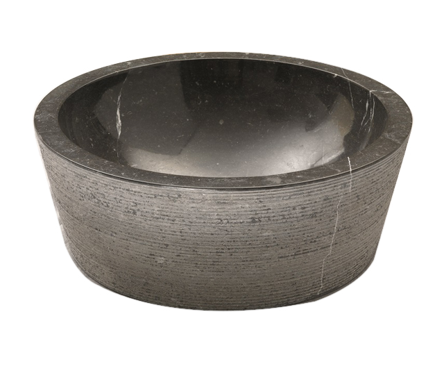 Lavabo in marmo Cilindro Nero