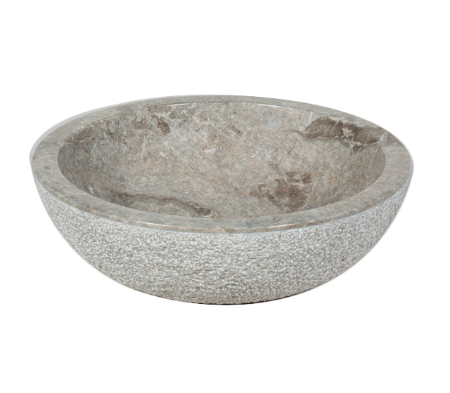 Lavabo in marmo Rotondo Grigio