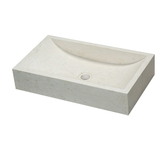 Lavabo in marmo Simmetrie Bianco