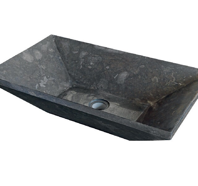 Lavabo in marmo Trapezio Nero