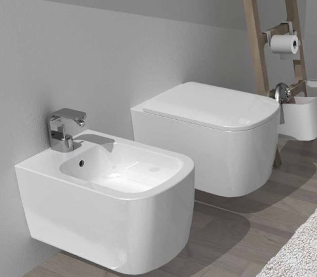 Wc sospeso Semplice - Bianco