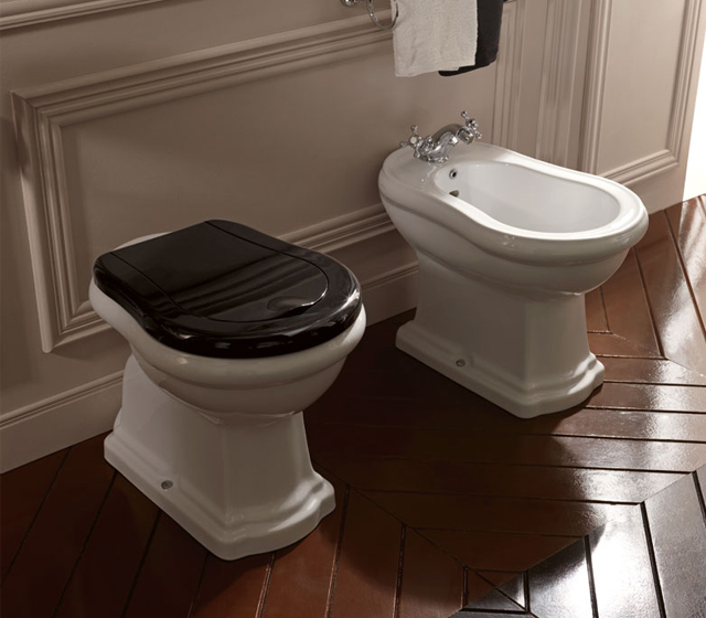 Water a terra Retrò scarico parete