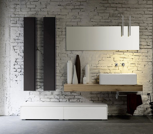 Arredo bagno sospeso fumo di londra