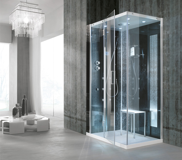 Cabina doccia multifunzione Tempo 90x80 cm