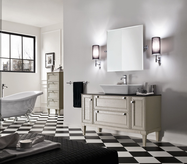 Arredo Bagno DECAPE' FELCE L122xP51,5 cm