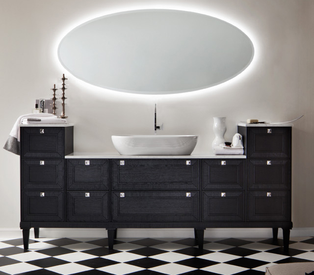 Arredo Bagno BLUE GRAFITE L211,4xP51,5 cm