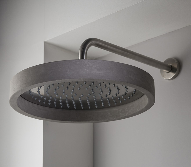 Soffione doccia Haptic in cemento