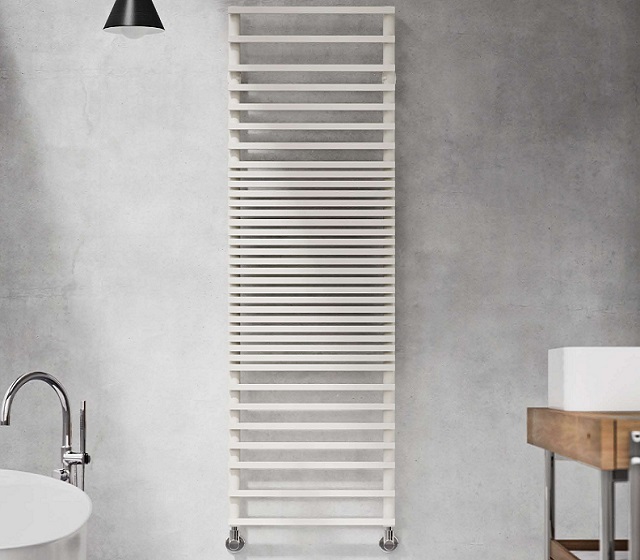 Scaldasalviette in acciaio minimale infinity graziano radiators