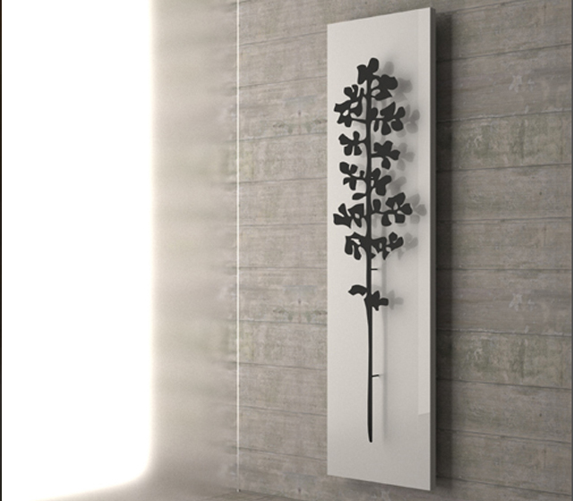 Termoarredo in acciaio Nature Salice140x48 cm