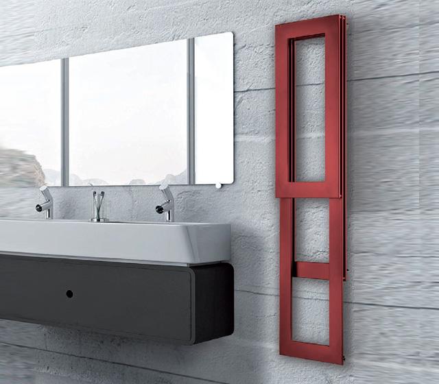 Termoarredo design originale Pit brem Rosso