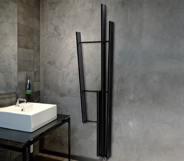 Termoarredo design originale Lamath brem nero
