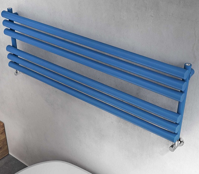 Scaldasalviette orizzontale in acciaio minimale osaka graziano radiators