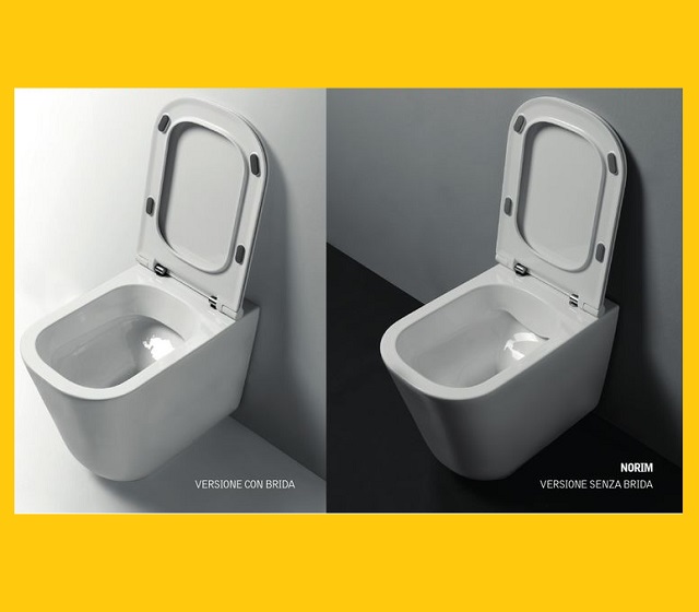 Wc filo muro senza brida kerasan Tribeca Wc filo muro senza brida kerasan Tribeca