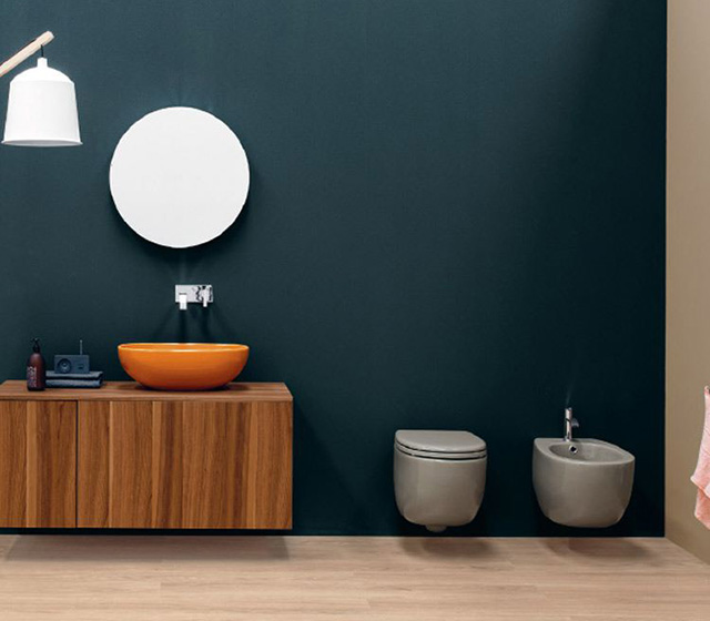 Bidet sospeso colorato Nic Design-Milk