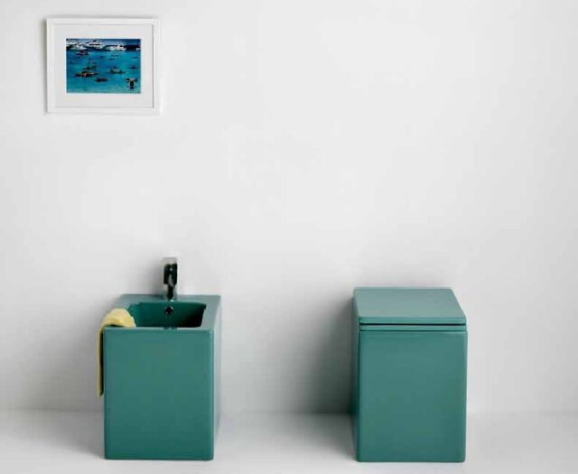 Bidet a terra colorato Nic Design-Cool