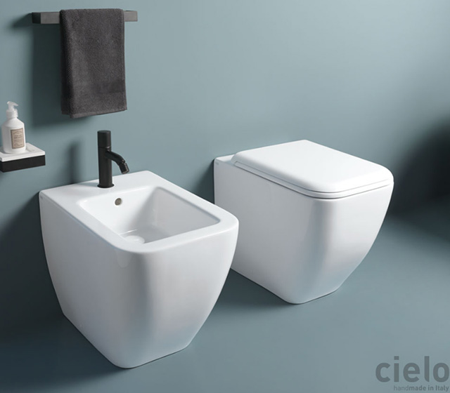 Bidet a terra colorato Shui Comfort-Terre di Cielo