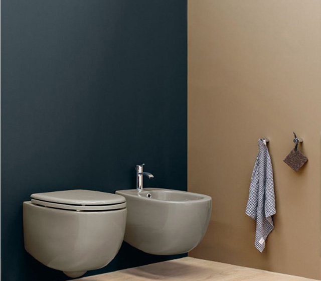 Wc sospeso colorato Nic Design-Milk