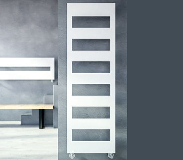 Termoarredo elettrico in acciaio Sugar V 43x163