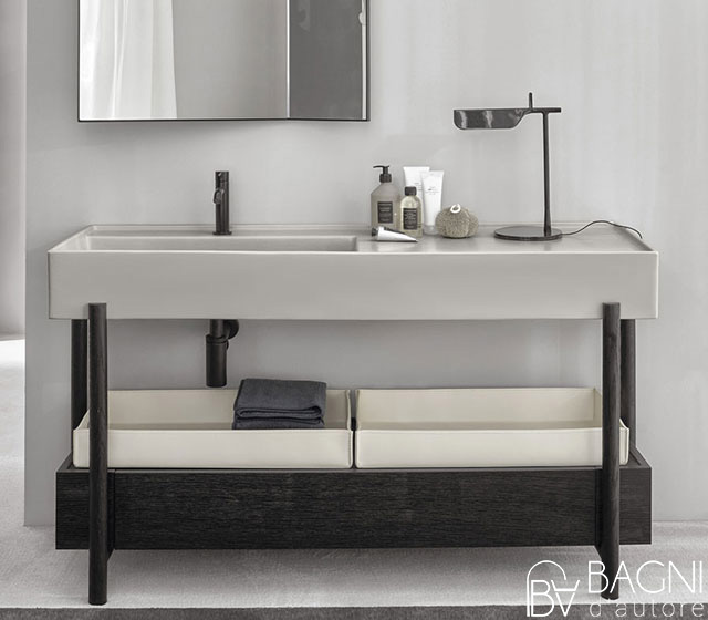 Lavabo Plinio Ceramica Cielo