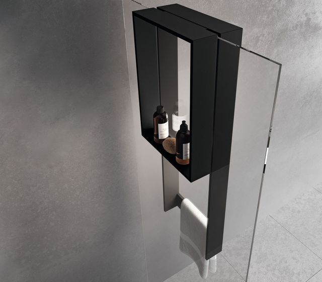 Mensola interna e porta salviette Frame