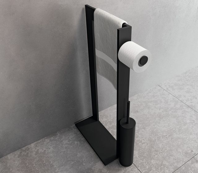 Porta salviette, porta rotolo e porta scopino Frame