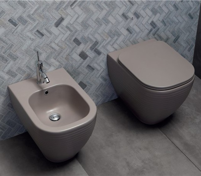 Bidet a terra Loom - Bianco