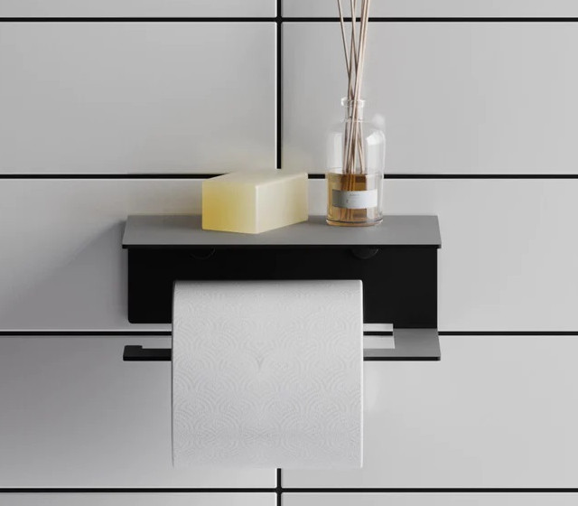 Mensola metallo bianco 14 cm dx