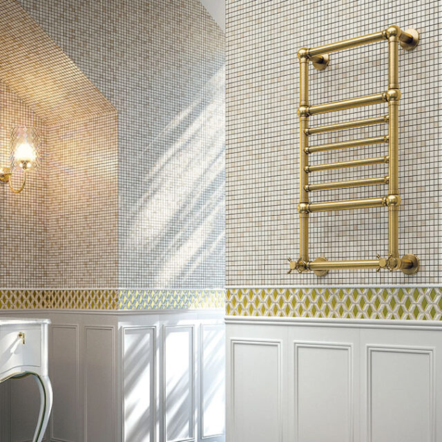 Termoarredo in Ottone Classico Amira H 87 X L 42 cm