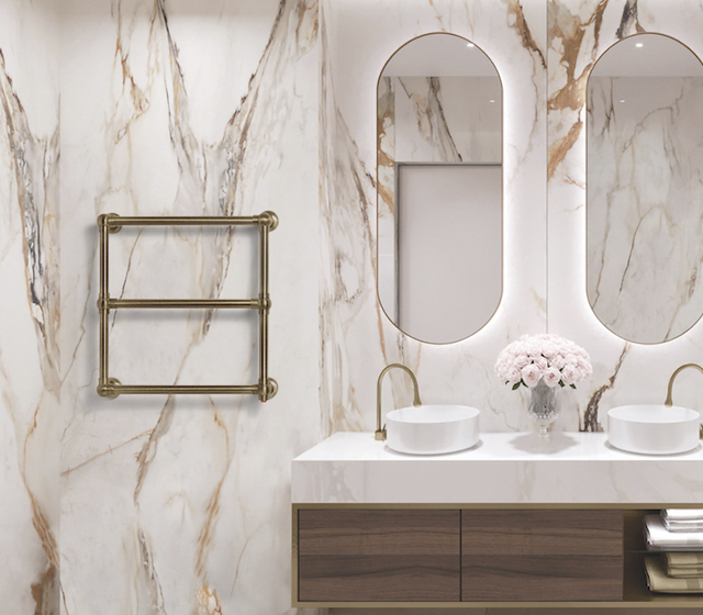 Termoarredo in Ottone Classico Olga H 61 X L 60 cm