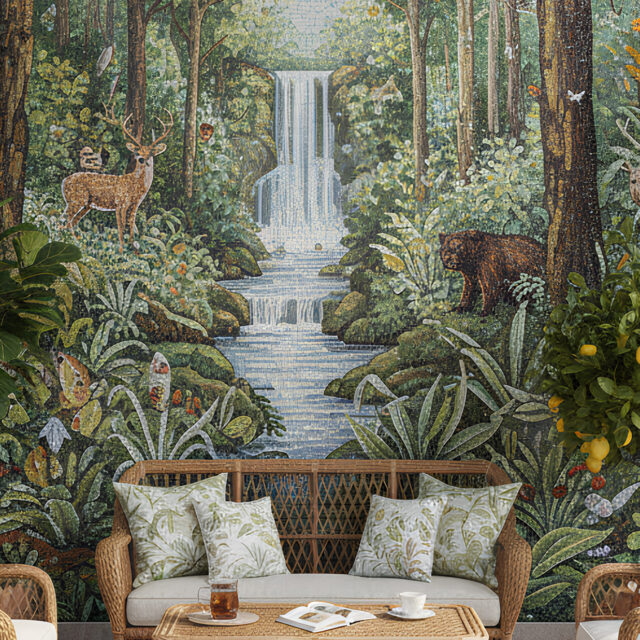 Superfici bagno mosaico